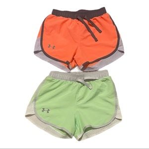 Girls Under Armour Shorts two pairs bundle